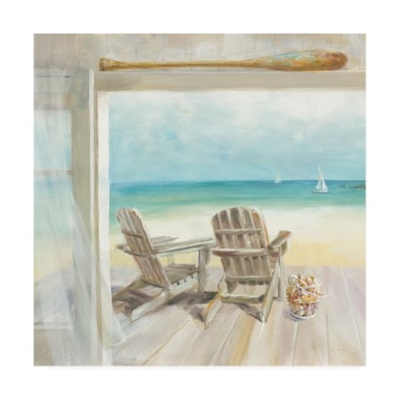 Danhui Nai 'Seaside Morning' Canvas Art,18x18